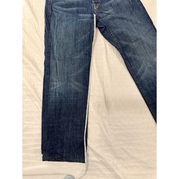 7 For All Mankind Straight Leg Jeans Men’s 33 Relaxed 100% Cotton Premium Y2K - Picture 9 of 16